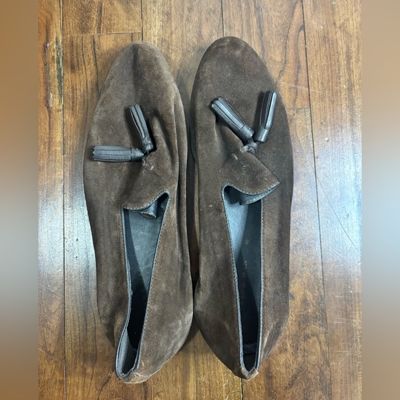 Zara Other - Zara Men’s Brown Suede Tassel Loafers